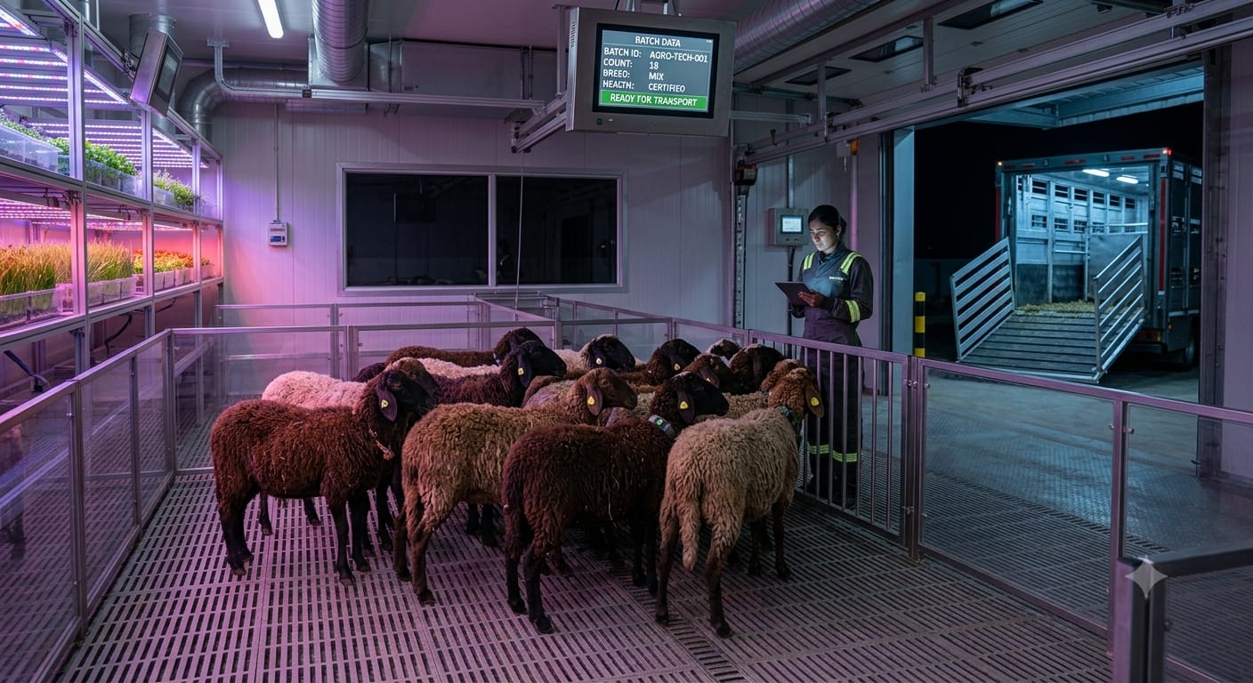Current batch of sheep and goats supplied by SA Livestock Hub